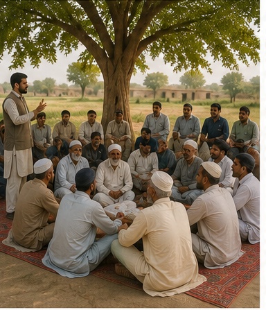Nainwa Welfare Organization local community meeting